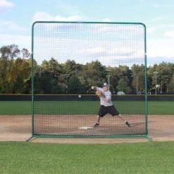 Premium Series 10' X 10' Nylon Field Screen By ProMounds Nets & Screens