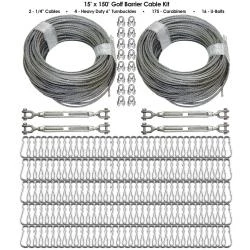 Cimarron Golf Barrier Netting Cable Kits 1 Cimarron Golf Barrier Netting Cable Kits