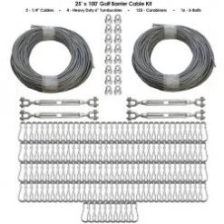 Cimarron Golf Barrier Netting Cable Kits 9 Cimarron Golf Barrier Netting Cable Kits