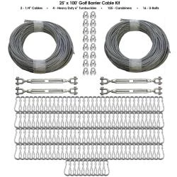 Cimarron Golf Barrier Netting Cable Kits 3 Cimarron Golf Barrier Netting Cable Kits