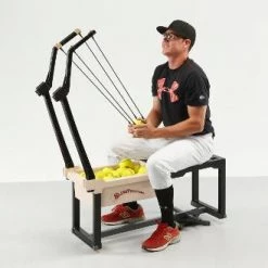 Baseball Equipment Manual Baseball/Softball Pitching Machine By Sling Pitcher