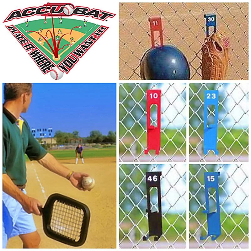 Softball The 'Accu-Hanger' Dugout Fence Hangers By Accubat 1 Softball The 'Accu-Hanger' Dugout Fence Hangers By Accubat