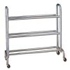 3-Tier Or 4-Tier Ball Rack With Casters By Gared Sports Basketball Equipment