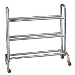 3-Tier Or 4-Tier Ball Rack With Casters By Gared Sports Basketball Equipment