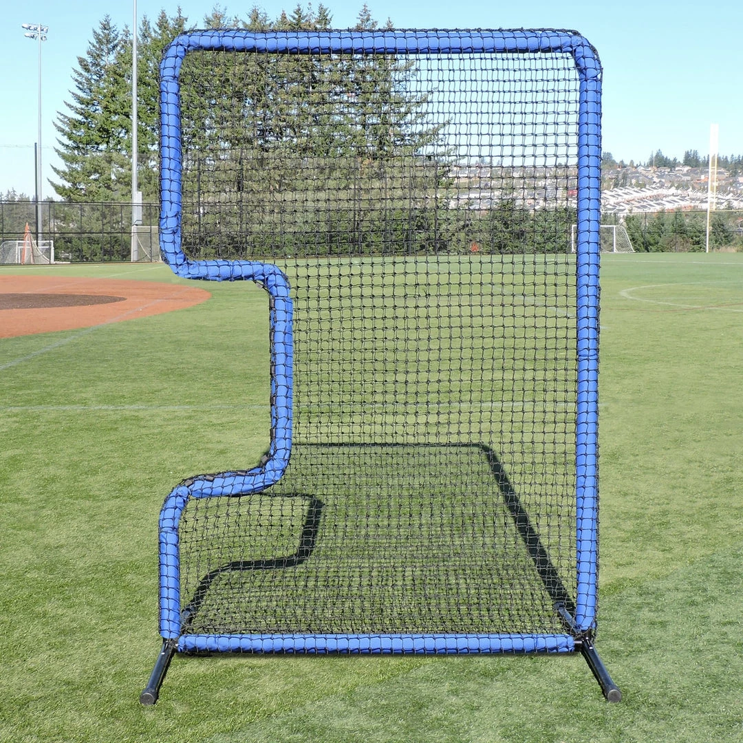 The Protector Blue Series C-Shaped Softball Screen By JUGS 1 The Protector Blue Series C-Shaped Softball Screen By JUGS