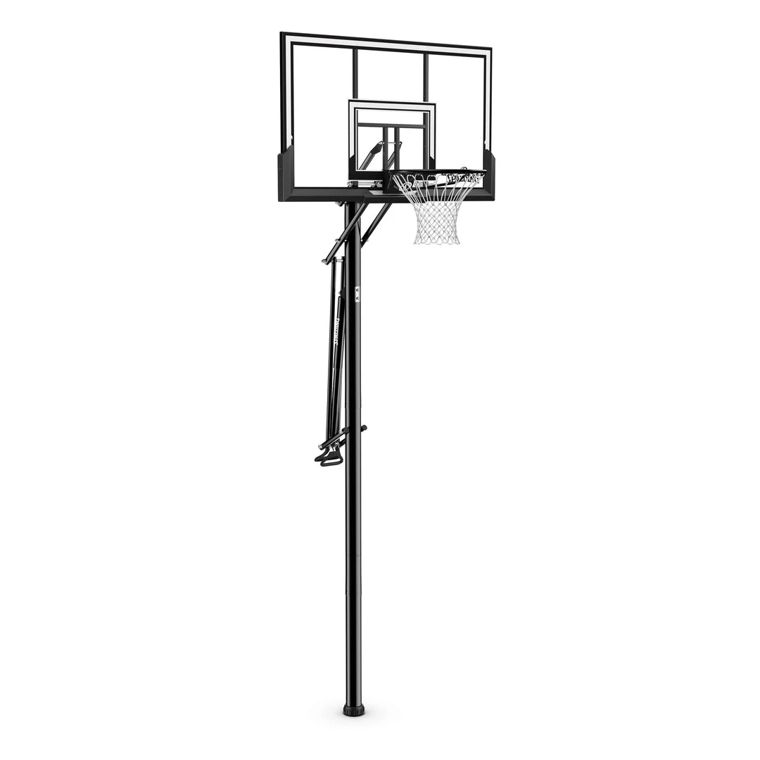 Spalding Accuglide Lift In-Ground Hoop With 52-Inch Acrylic Backboard Basketball Equipment 2 Spalding Accuglide Lift In-Ground Hoop With 52-Inch Acrylic Backboard Basketball Equipment
