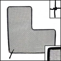 Trigon Sports International ProCage '60 Series' 7-Foot Pitcher's L-Screen With #60 Net Nets & Screens