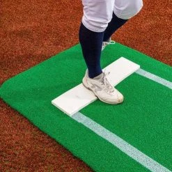 Non-Slip 10'x3' Pro Spiked Mat With Lane Stripes By Portolite 12 Non-Slip 10'x3' Pro Spiked Mat With Lane Stripes By Portolite