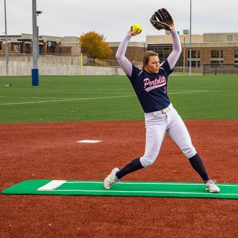 Non-Slip 10'x3' Pro Spiked Mat With Lane Stripes By Portolite 7 Non-Slip 10'x3' Pro Spiked Mat With Lane Stripes By Portolite