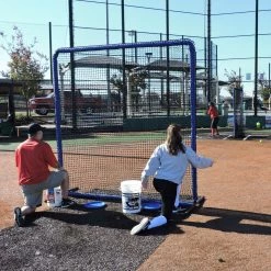 The Protector Blue Series 8'x8' Fungo Screen By JUGS Sports