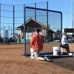 The Protector Blue Series 8'x8' Fungo Screen By JUGS Sports