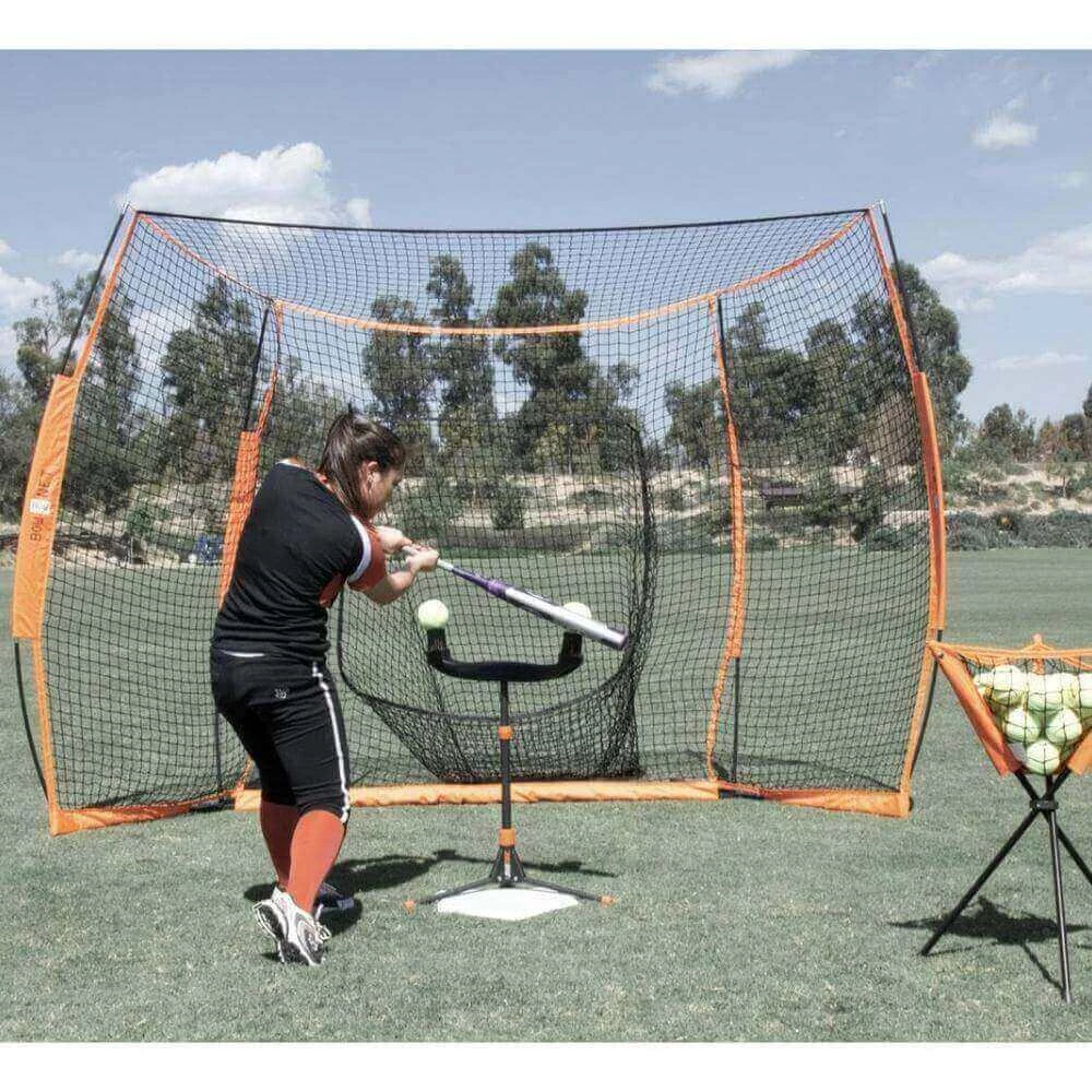 Nets & Screens Portable 12'x8' Hitting Station By Bownet Sports 2 Nets & Screens Portable 12'x8' Hitting Station By Bownet Sports