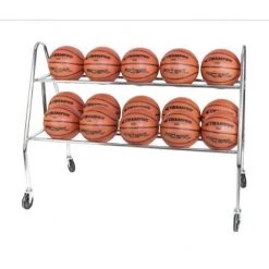 Champro Prism Ball Rack With Coasters Basketball Equipment