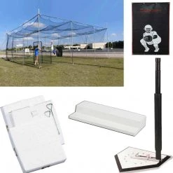 The 'Diamond Deluxe' 33'x32'x12' Cage Bundle By Cimarron Baseball Equipment