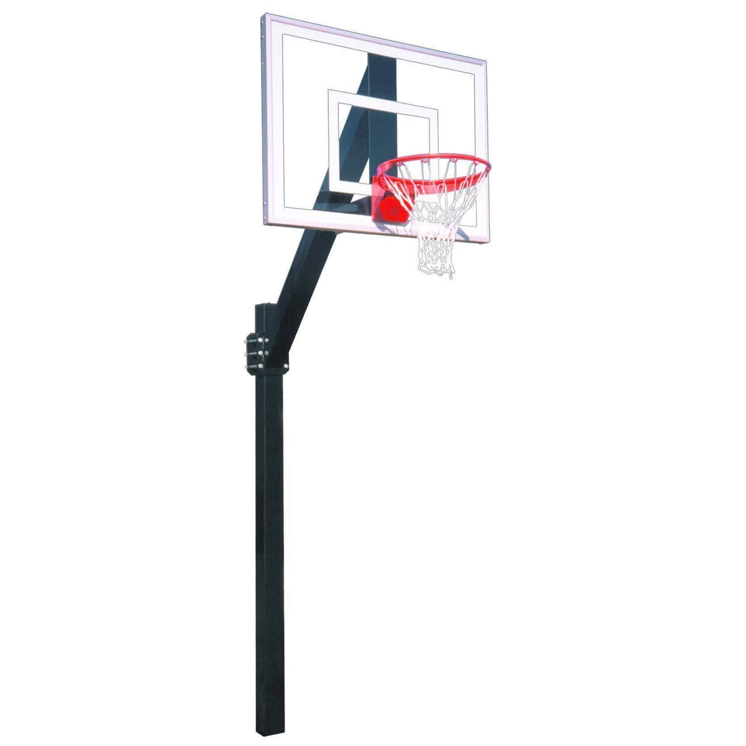 First Team The 'Legend Jr.' Series Of Fixed-Height In-Ground Hoops Basketball Equipment 6 First Team The 'Legend Jr.' Series Of Fixed-Height In-Ground Hoops Basketball Equipment