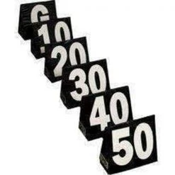 Triangular Football Sideline Markers By Fisher Athletic 6 Triangular Football Sideline Markers By Fisher Athletic