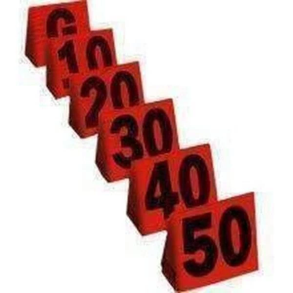 Triangular Football Sideline Markers By Fisher Athletic 1 Triangular Football Sideline Markers By Fisher Athletic