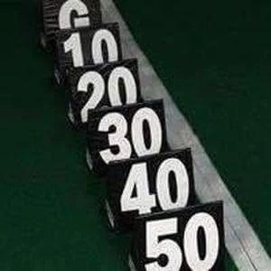 Triangular Football Sideline Markers By Fisher Athletic 4 Triangular Football Sideline Markers By Fisher Athletic