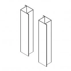 Gared Sports 4-Inch Square Ground Sleeves For Outdoor Standards