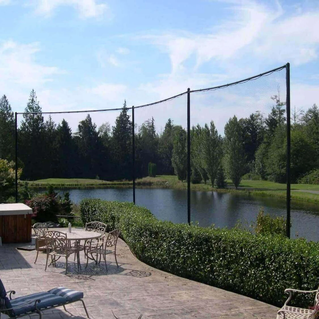 Golf Barrier With 7/8-Inch Polyethylene Net By Cimarron 1 Golf Barrier With 7/8-Inch Polyethylene Net By Cimarron