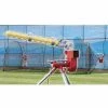Baseball Pitching Machine With Ball Feeder & 24' X-tender Cage By Heater Sports