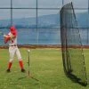 Flop Top Batting Tee & Big Play Net By Heater Softball