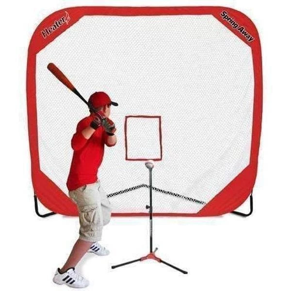 Softball Flop Top Batting Tee & Spring Away (7' X 7') By Heater 1 Softball Flop Top Batting Tee & Spring Away (7' X 7') By Heater