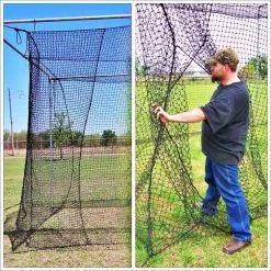 Cimarron Batting Cages #24 Cage Net And 1.5-Inch DIY Corner Kit Practice Package