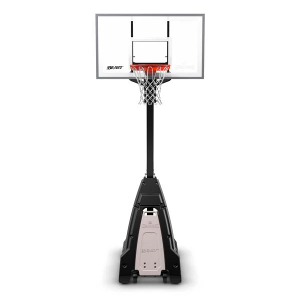Spalding Basketball Equipment The 'Beast' Series Of Portable Glass Backboard Systems 1 Spalding Basketball Equipment The 'Beast' Series Of Portable Glass Backboard Systems