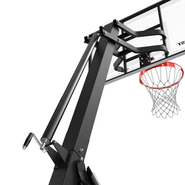 Spalding Basketball Equipment The 'Beast' Series Of Portable Glass Backboard Systems 2 Spalding Basketball Equipment The 'Beast' Series Of Portable Glass Backboard Systems