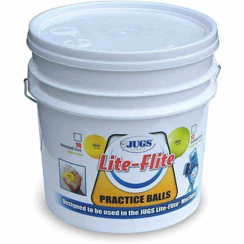 The 'Lite-Flite' Sting-Free Practice Balls By JUGS Sports Baseballs 5 The 'Lite-Flite' Sting-Free Practice Balls By JUGS Sports Baseballs