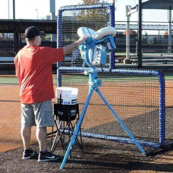 Nets & Screens The Protector Blue Series 7'x7' Padded L-Screen By JUGS 2 Nets & Screens The Protector Blue Series 7'x7' Padded L-Screen By JUGS