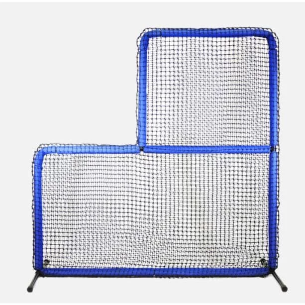 Nets & Screens The Protector Blue Series 7'x7' Padded L-Screen By JUGS 5 Nets & Screens The Protector Blue Series 7'x7' Padded L-Screen By JUGS