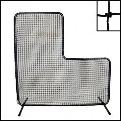 Trigon Sports International ProCage '60 Series' 7-Foot Pitcher's L-Screen With #60 Net Nets & Screens