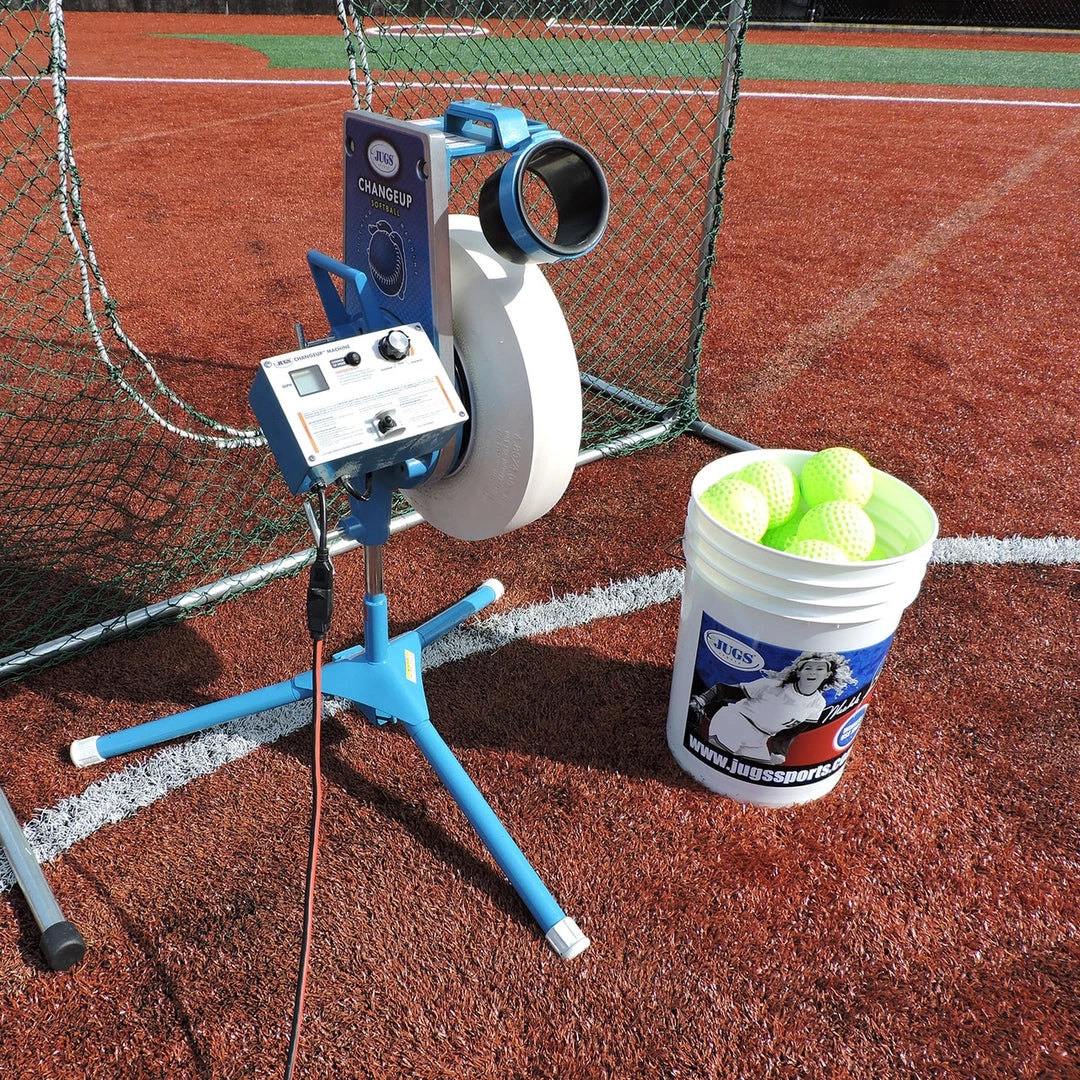 The 'Changeup' Series Of 70MPH Pitching Machines From JUGS 10 The 'Changeup' Series Of 70MPH Pitching Machines From JUGS
