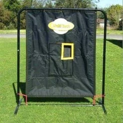 Canvas Pitching Target With Pocket Blocker By Muhl Tech Baseball Equipment