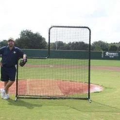 Varsity 7'X7' L-Screen With #36 Netting By Muhl Tech