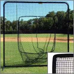 Trigon Sports International The ProCage 'Black Series' 7-Foot Sock Net By Trigon Sports Nets & Screens