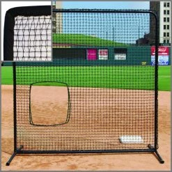 Trigon Sports International ProCage 'Black Series' 7-Foot Softball Pitcher's Screen