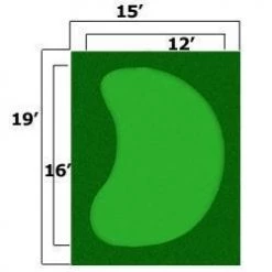 Cimarron The 'Par Saver' Putting Green With Premium Symbior Fringe 10 Cimarron The 'Par Saver' Putting Green With Premium Symbior Fringe