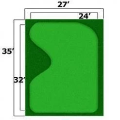 Cimarron The 'Par Saver' Golf Greens With Premium Best Cut Fringe Golf Equipment