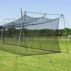 Cimarron The 'Rookie' 55'x14'x12' Cage With Net And 1.5-Inch Frame Batting Cages