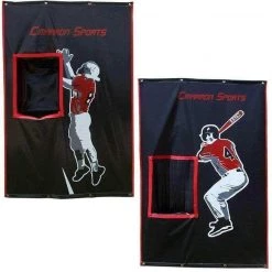 Baseball Equipment The '2-Sport Catcher' Vinyl Backstop By Cimarron Sports