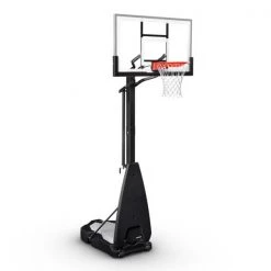Spalding Basketball Equipment The Ultimate Hybrid System With 54-Inch Glass Backboard