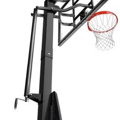 Spalding Basketball Equipment The Ultimate Hybrid System With 54-Inch Glass Backboard